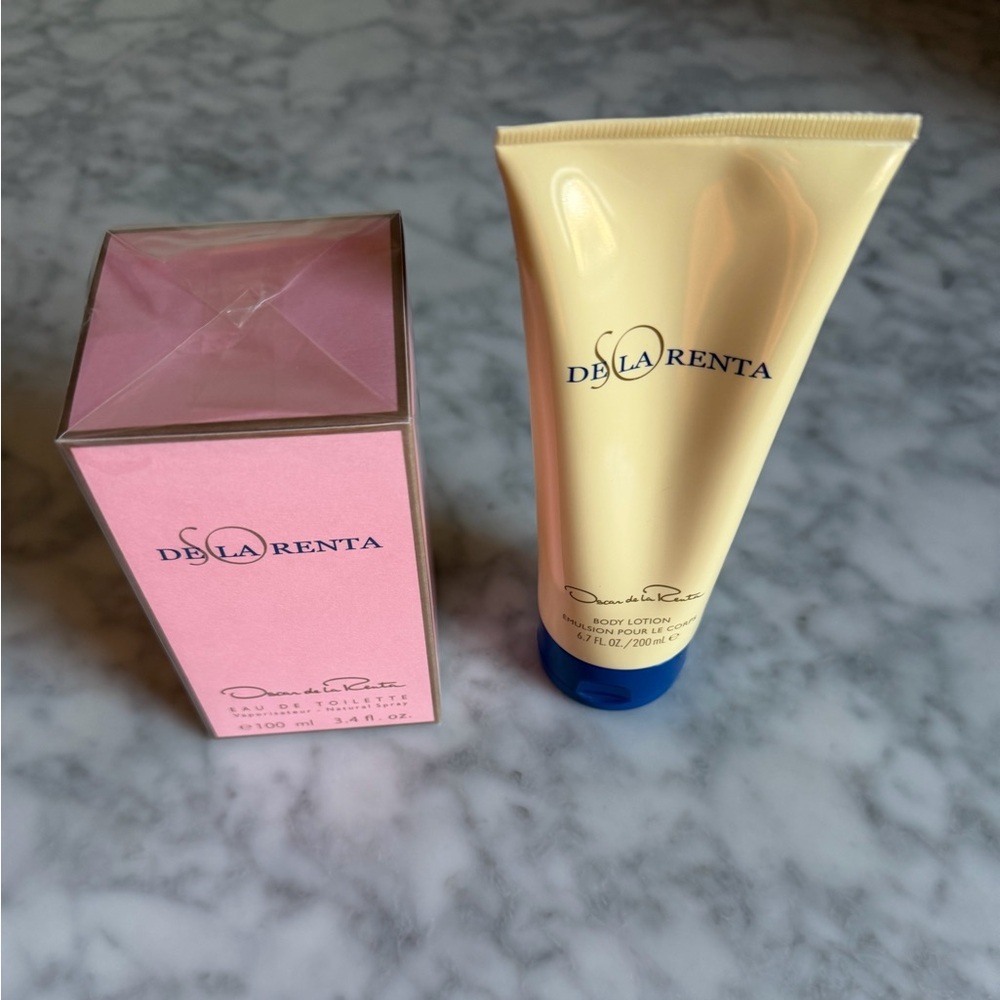 Oscar de la Renta So Fragrance and Body Lotion Gift Set 3.4 ounces - Picture 2 of 7